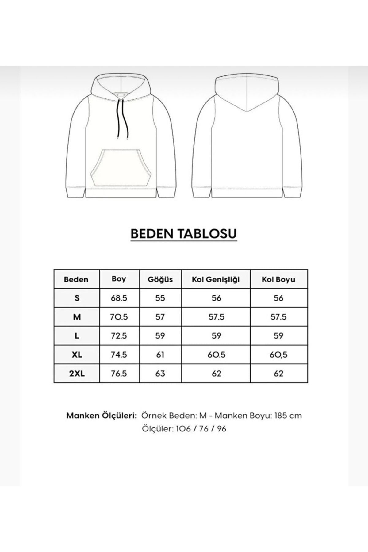 SANTAMİNA Unisex Gri New Rochelle Baskılı Kapüşonlu Oversize Sweatshirt