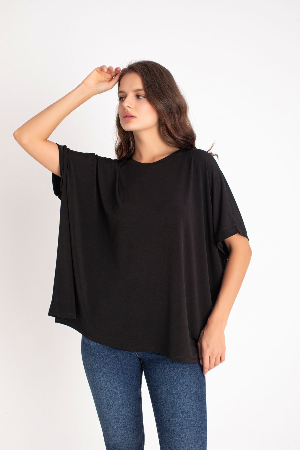 Dokuma Basic Tshirt Oversize Geniş Kesim