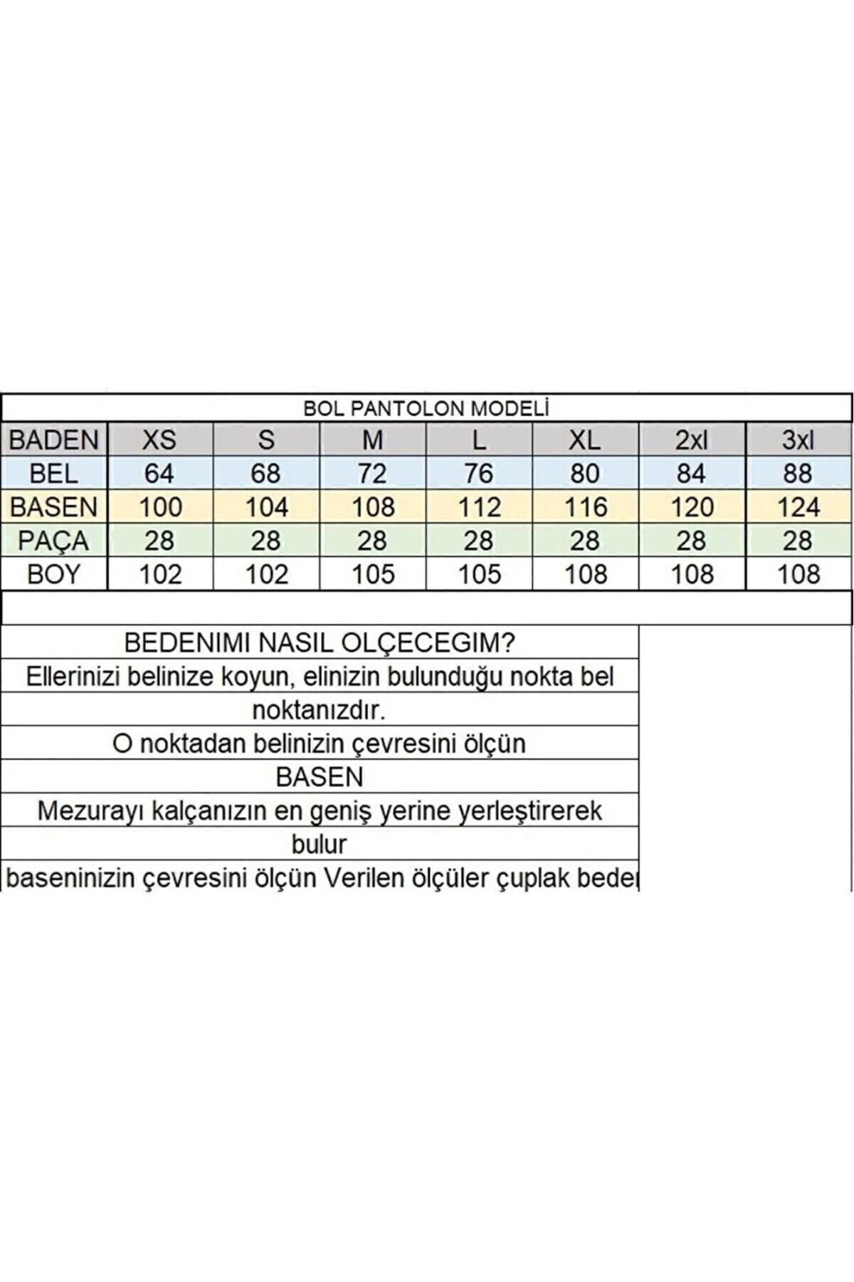 BILDEŞA Kadın Yüksek Bel Cırtlı Beli Palazzo Pantolon