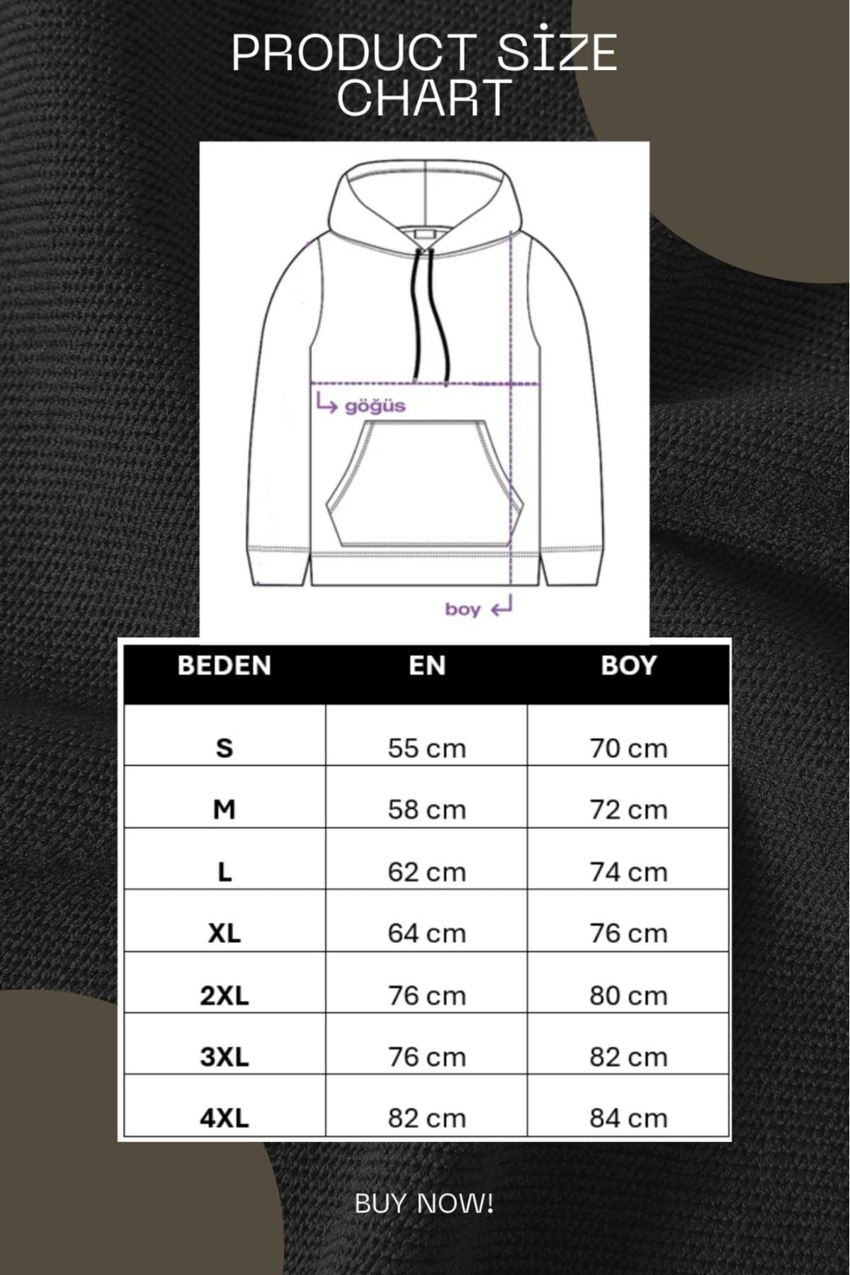 Benisengiydir Kadın Lacivert Rochelle Yazı Baskılı Oversize Kapüşonlu Sweatshirt