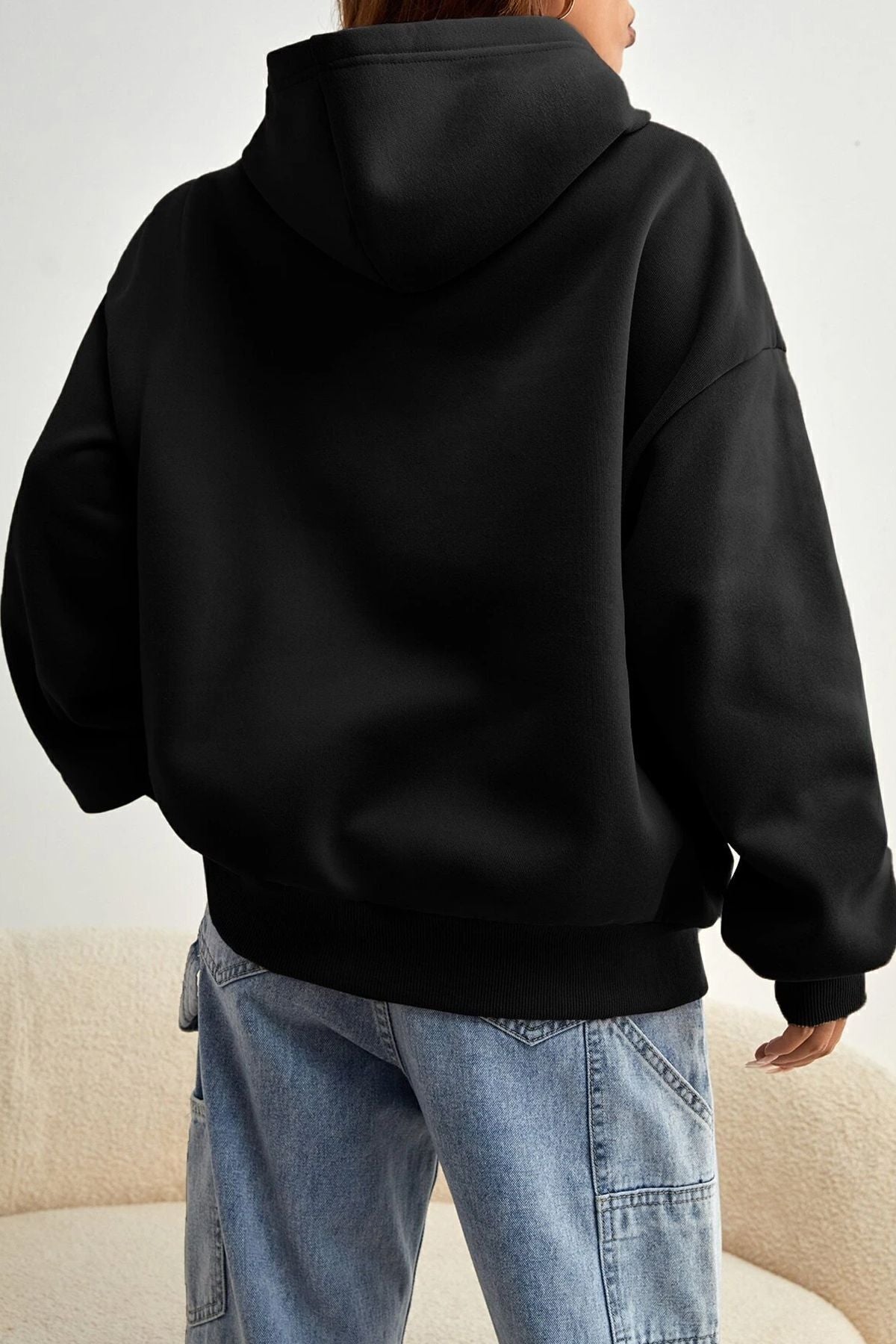 uyguntarz Unisex Malıbu Baskılı Oversize Sweatshirt