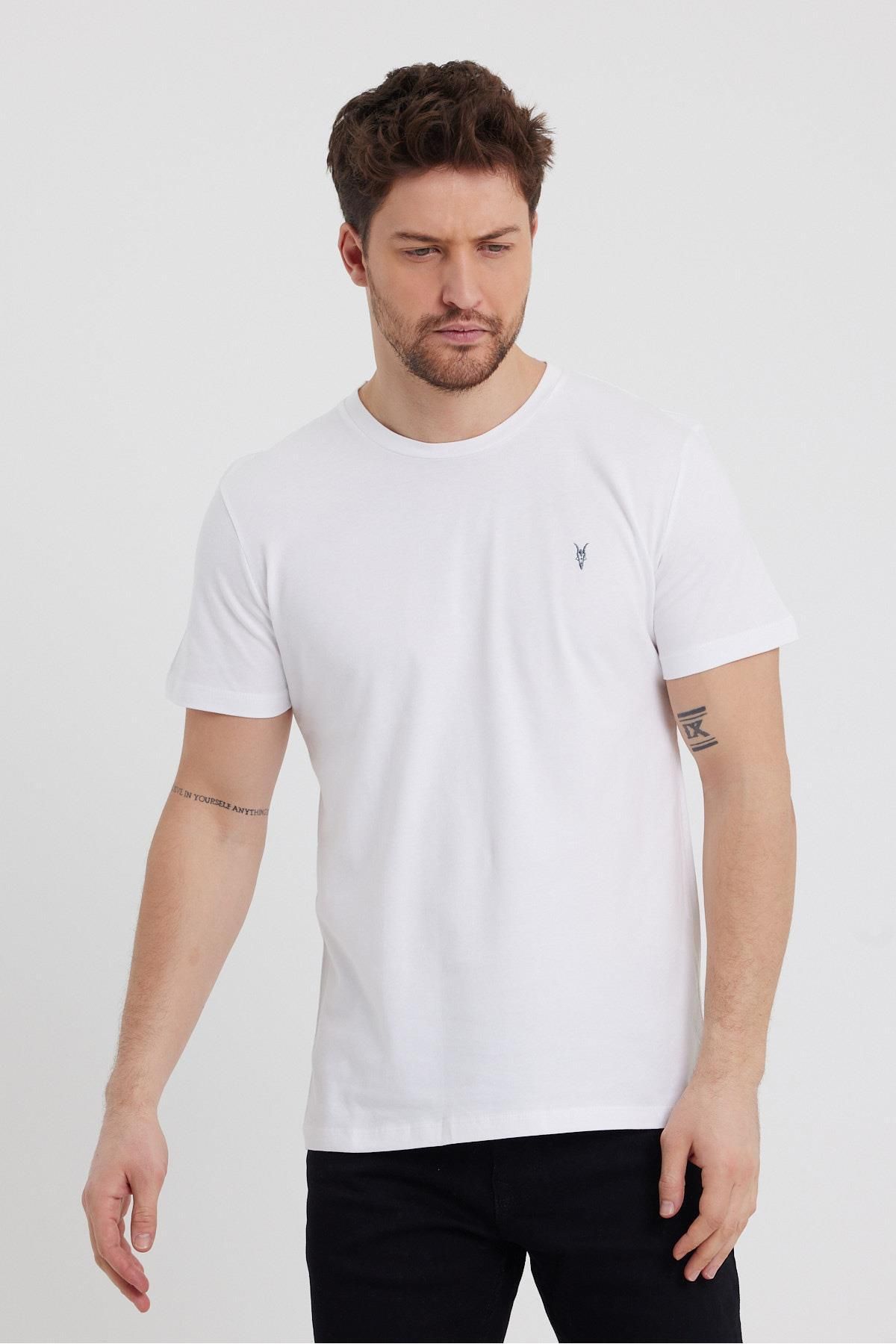 COMBİNE MİCHAİL Standart Kalıp Basic Relaxed 5-li Paket T-shirt