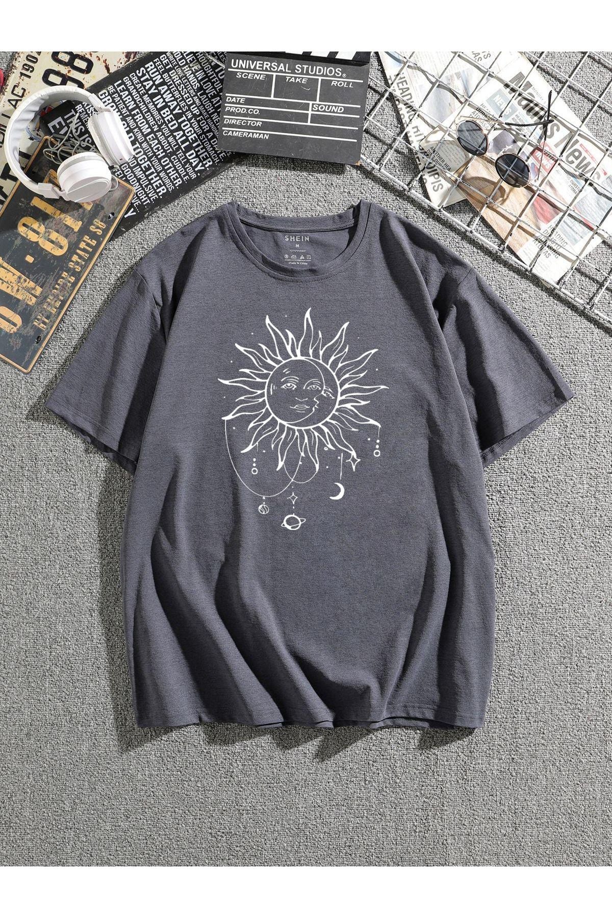 BEGRİFF Unisex Sunny Mood Baskılı Tshirt