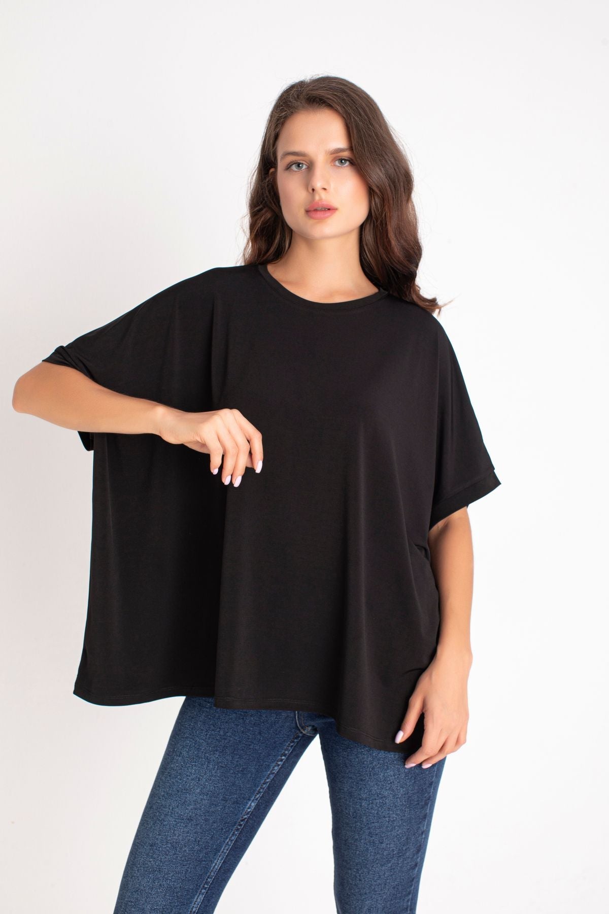 Dokuma Basic Tshirt Oversize Geniş Kesim