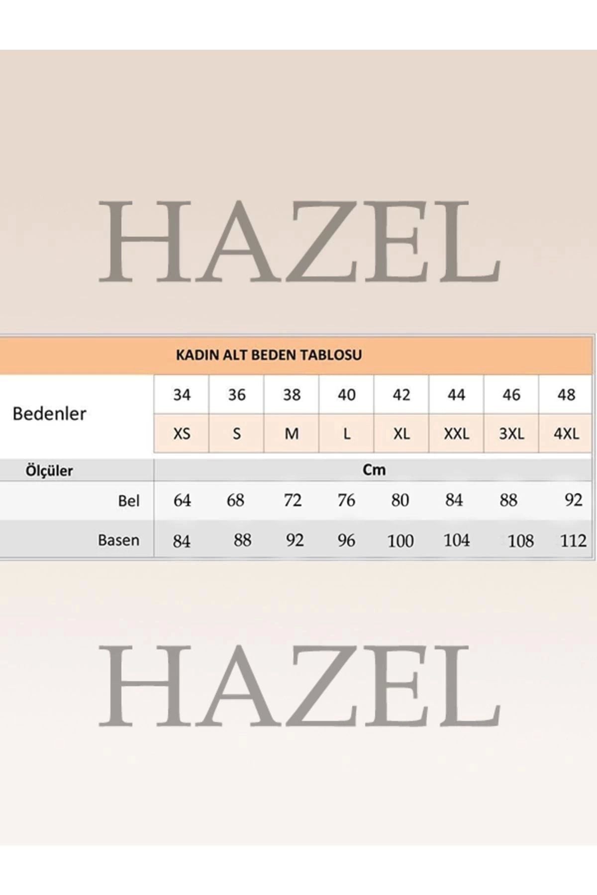 Hazel Kadın Antrasit Yüksek Bel Palazzo Pantolon