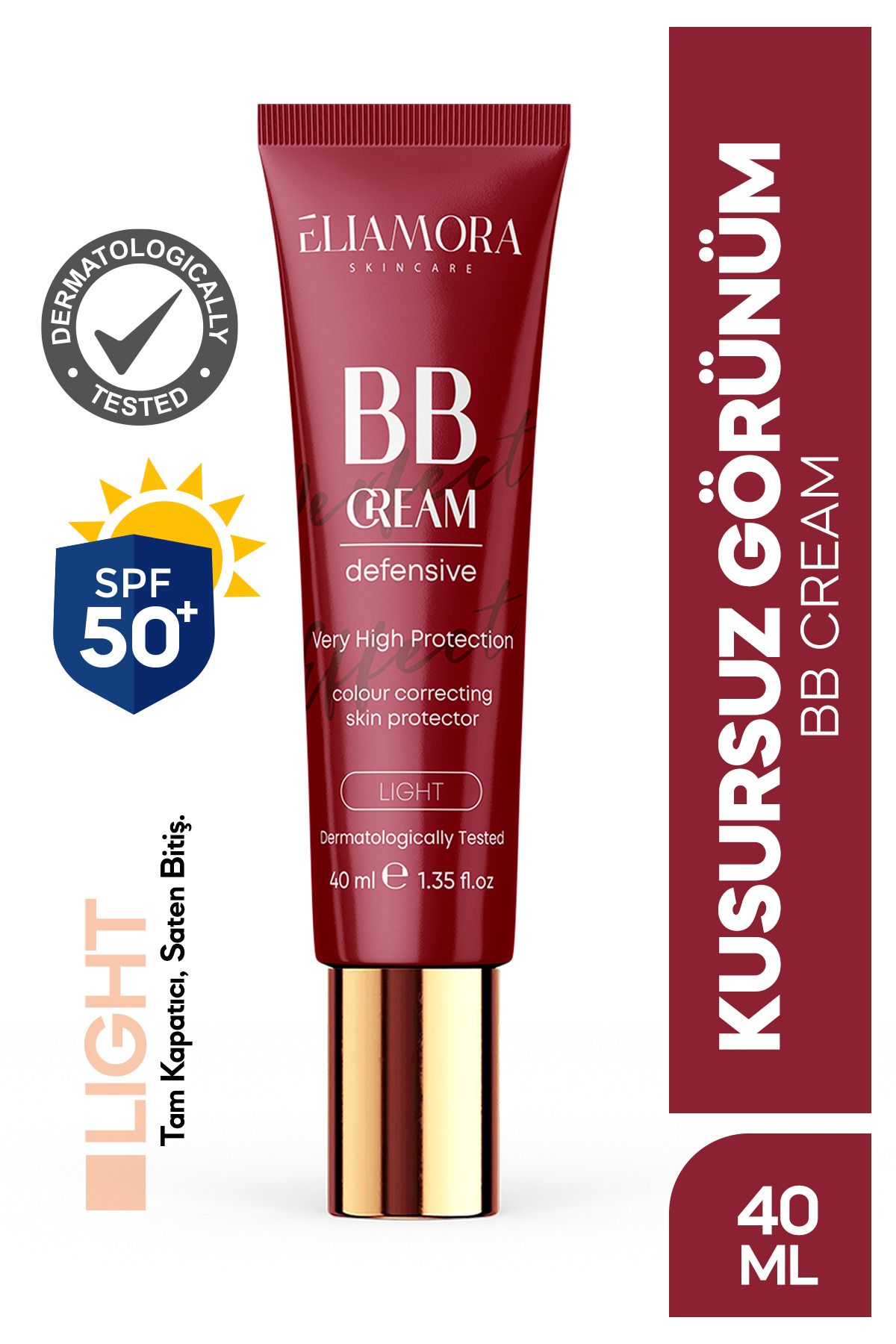 eliamora Bb Krem +50 Spf Yüksek Koruyucu Light