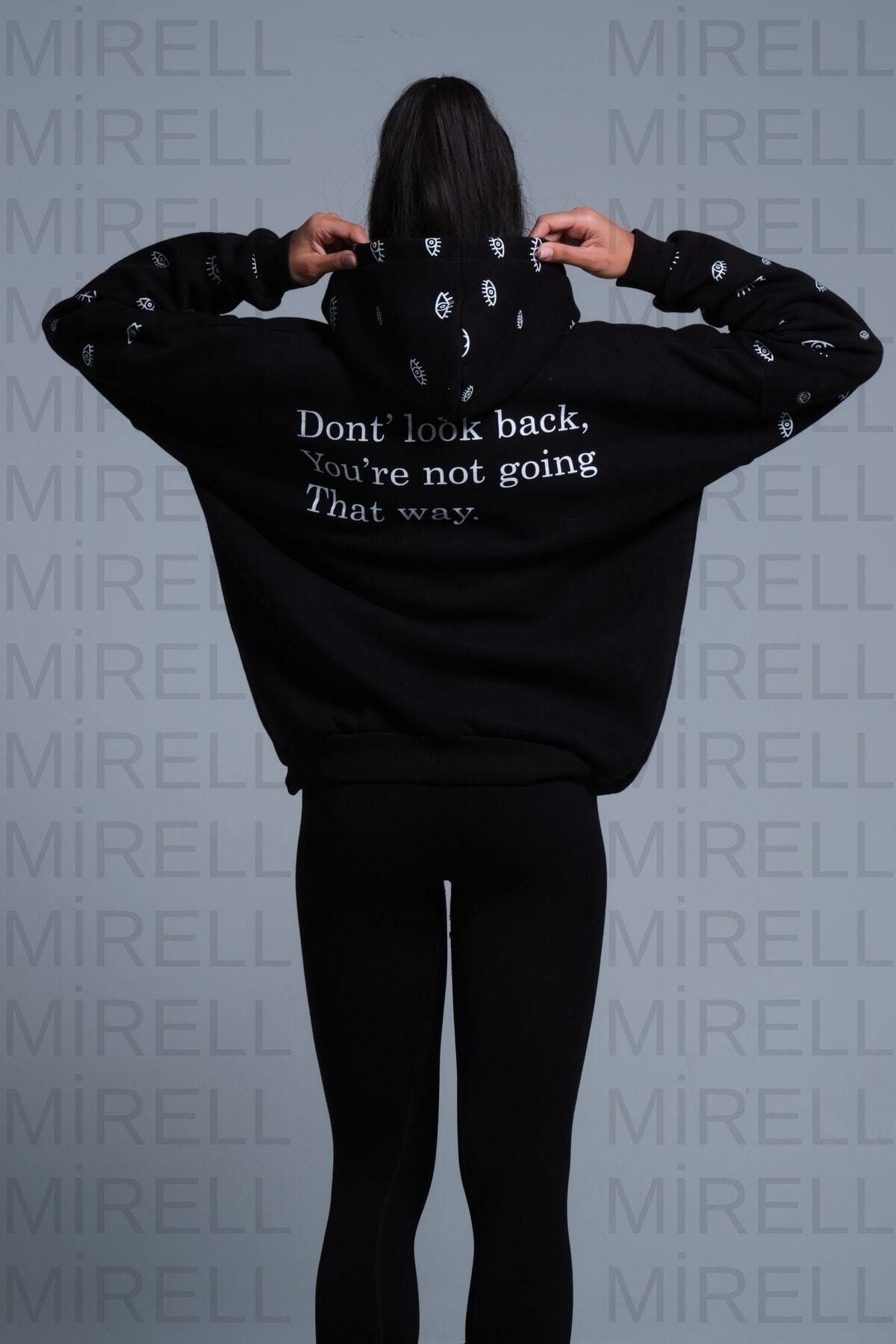 Mirell Pembe Oversize Eye Sweatshirt