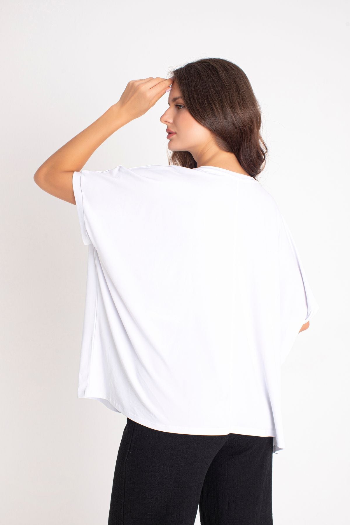 Dokuma Basic Tshirt Oversize Geniş Kesim