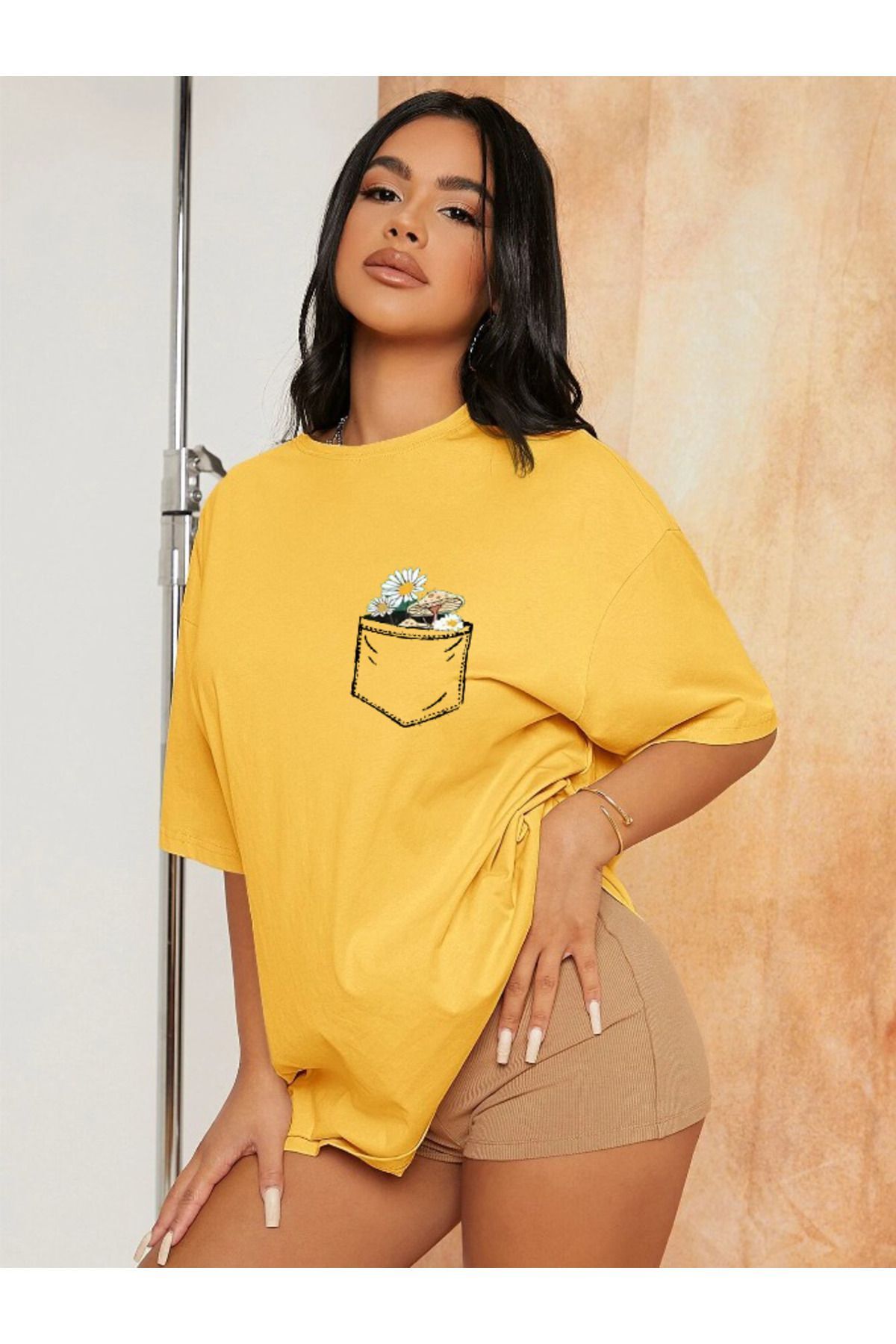 Wish BF Coko Kadın Oversize T-shirt