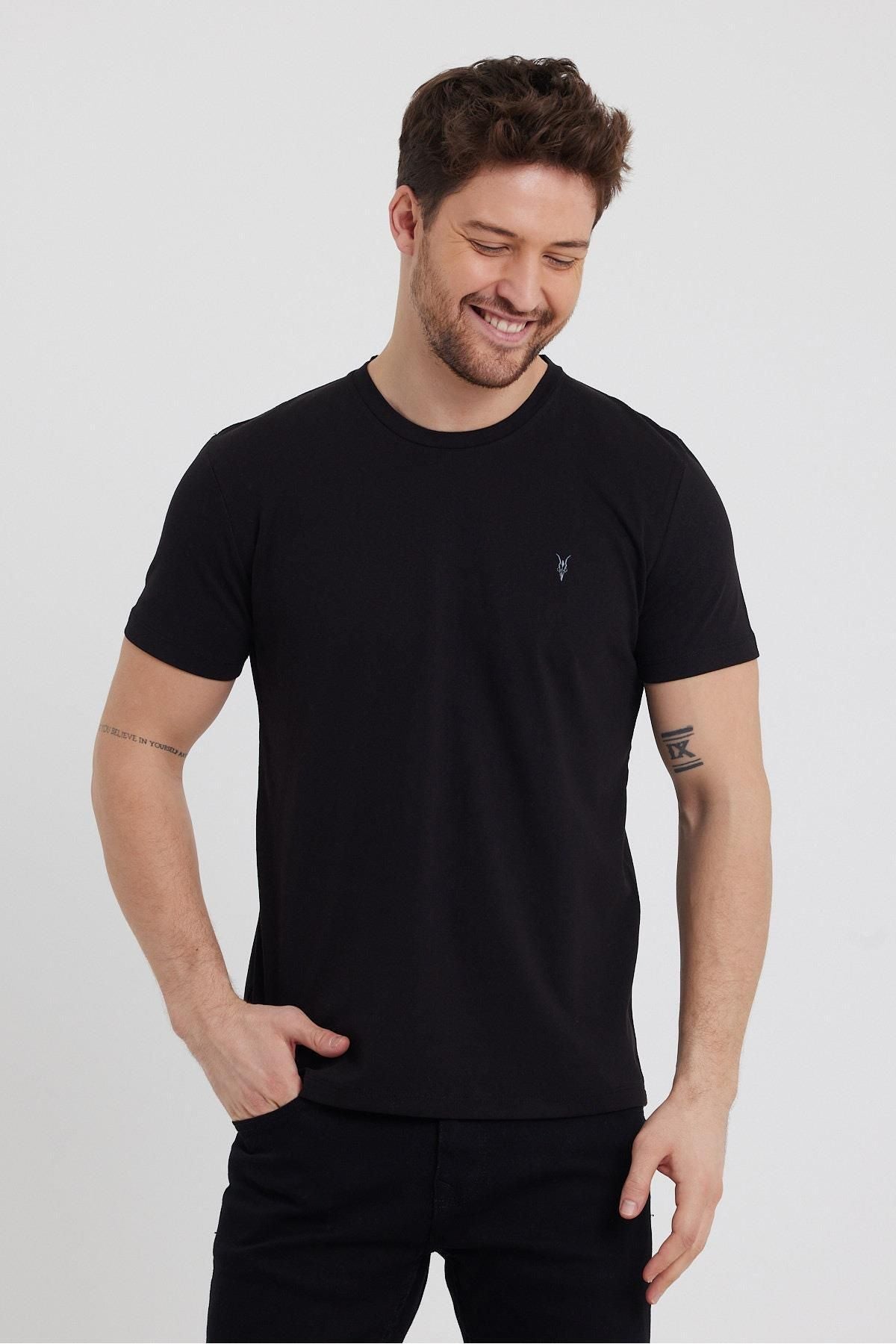 COMBİNE MİCHAİL Standart Kalıp Basic Relaxed 5-li Paket T-shirt