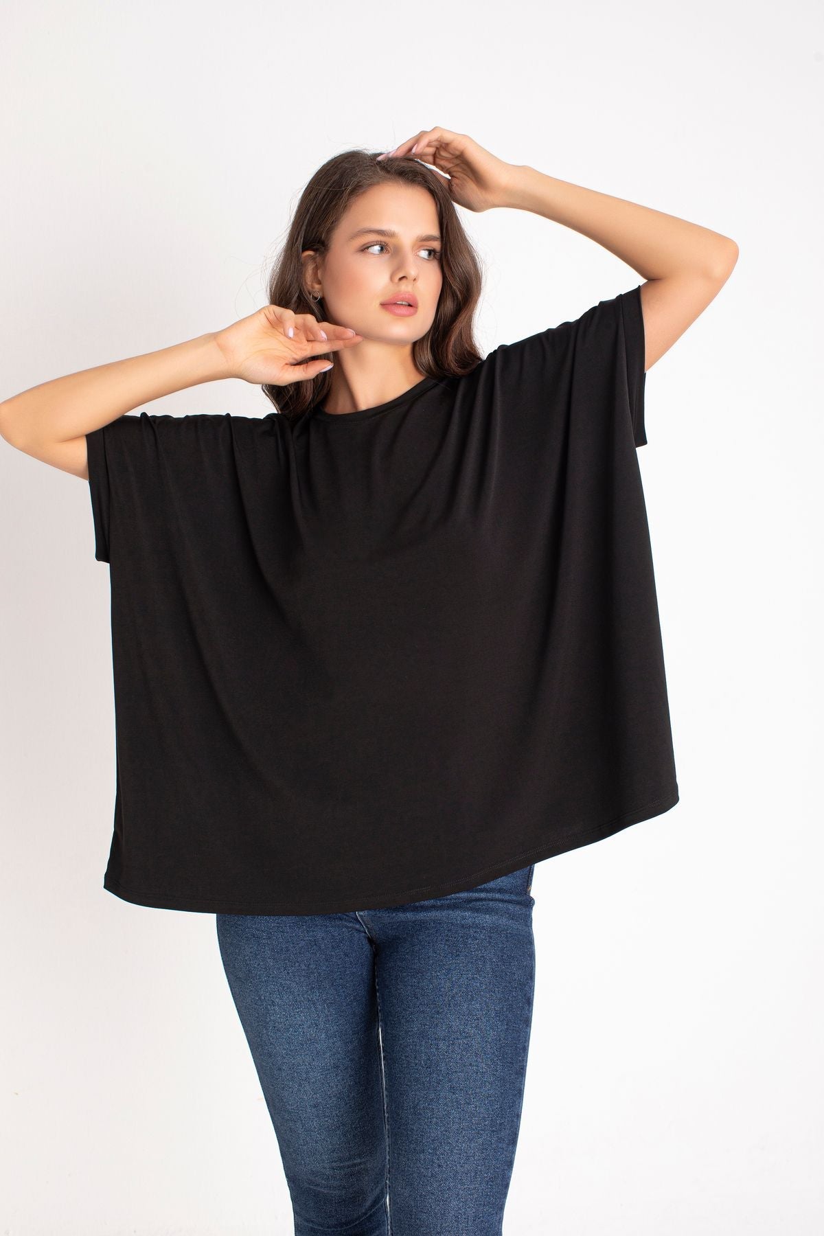 Dokuma Basic Tshirt Oversize Geniş Kesim