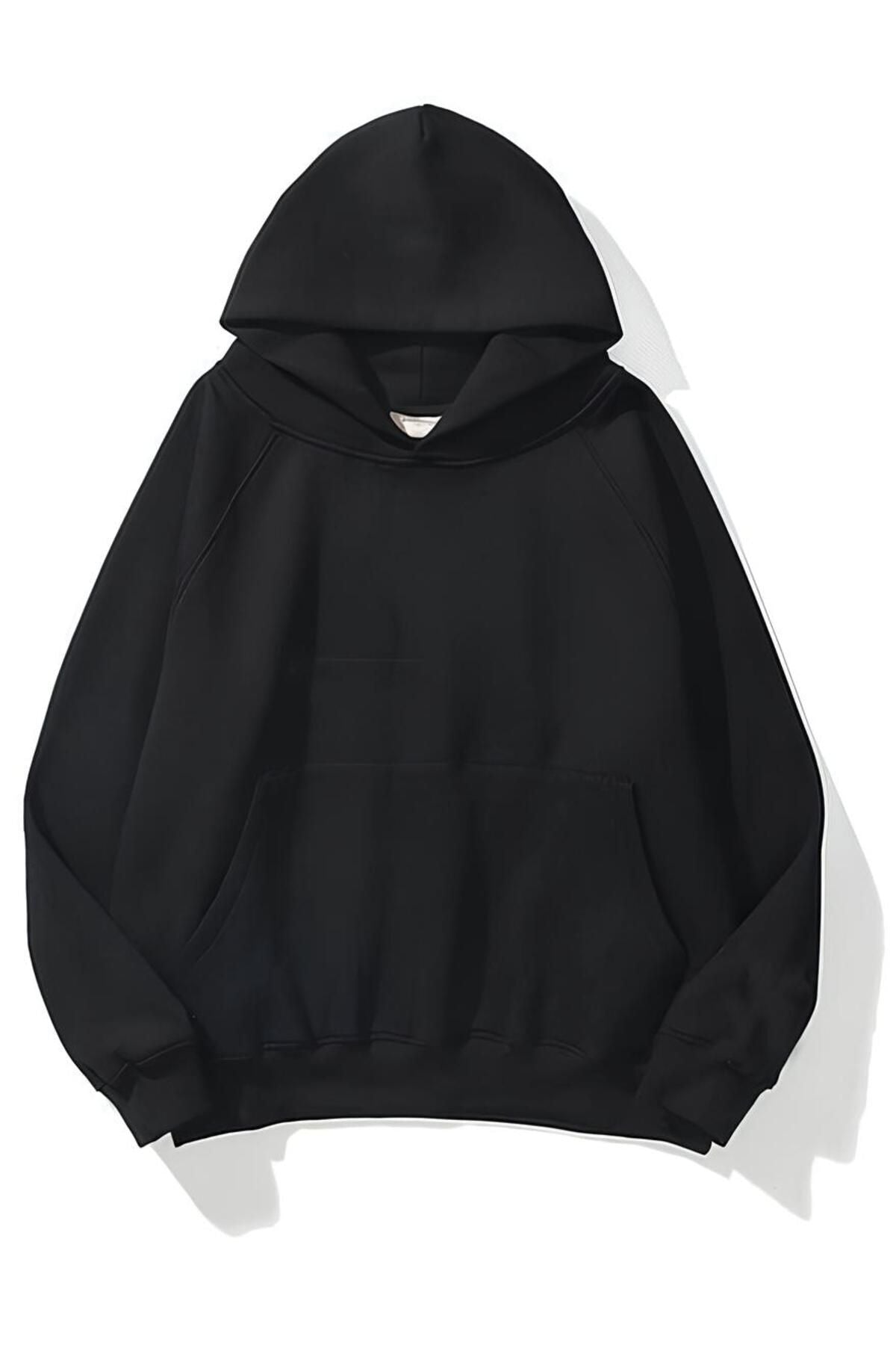 Palo Santo Unisex Siyah Basic Sweatshirt Hoodie