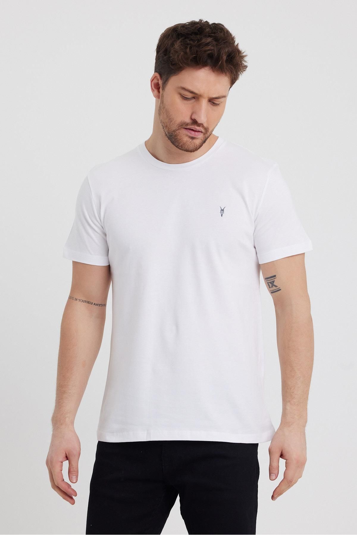 COMBİNE MİCHAİL Standart Kalıp Basic Relaxed 5-li Paket T-shirt