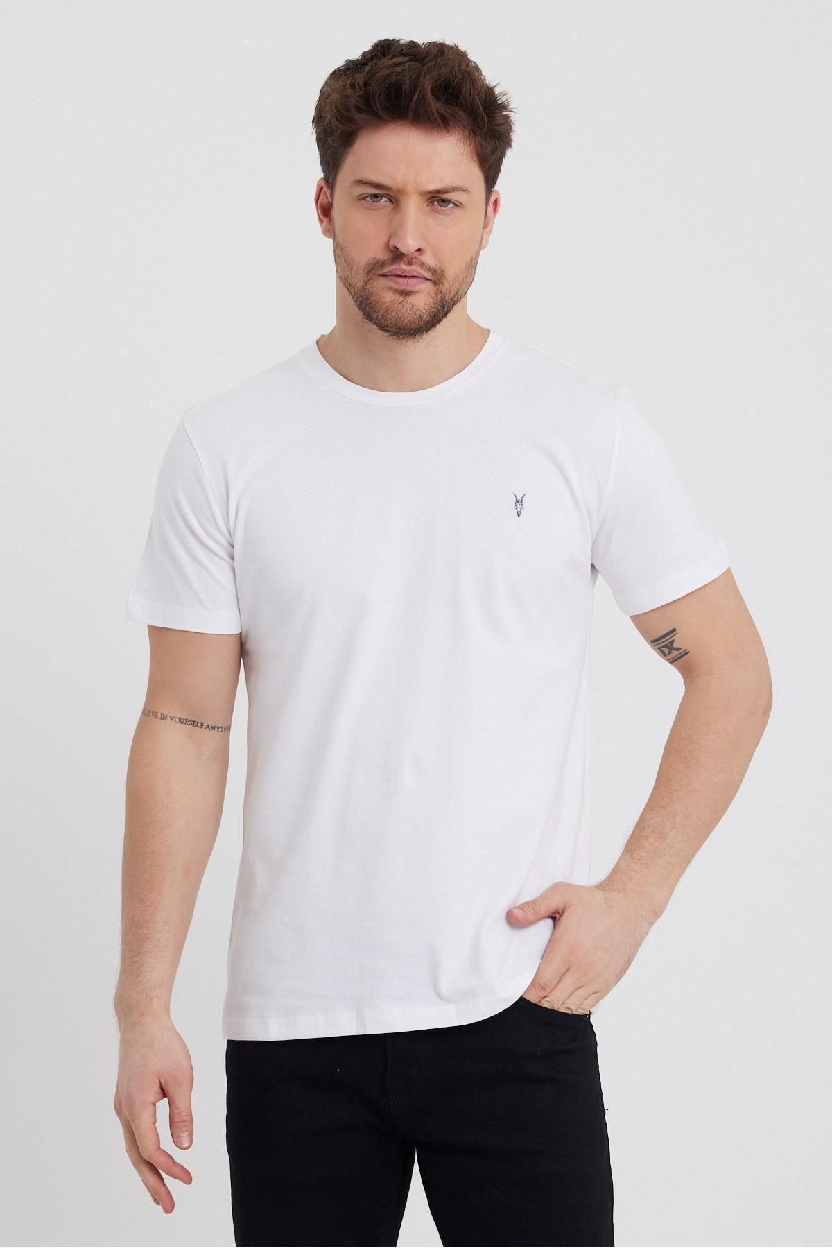 COMBİNE MİCHAİL Standart Kalıp Basic Relaxed 5-li Paket T-shirt