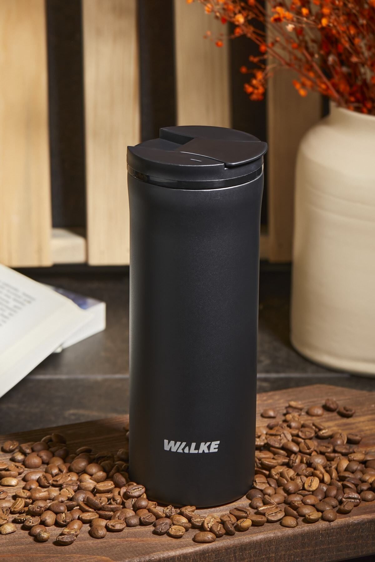 Walke Premium Çift Katmanlı Paslanmaz Çelik Termos Bardak Kahve Çay Termosu 400 ml Luxury