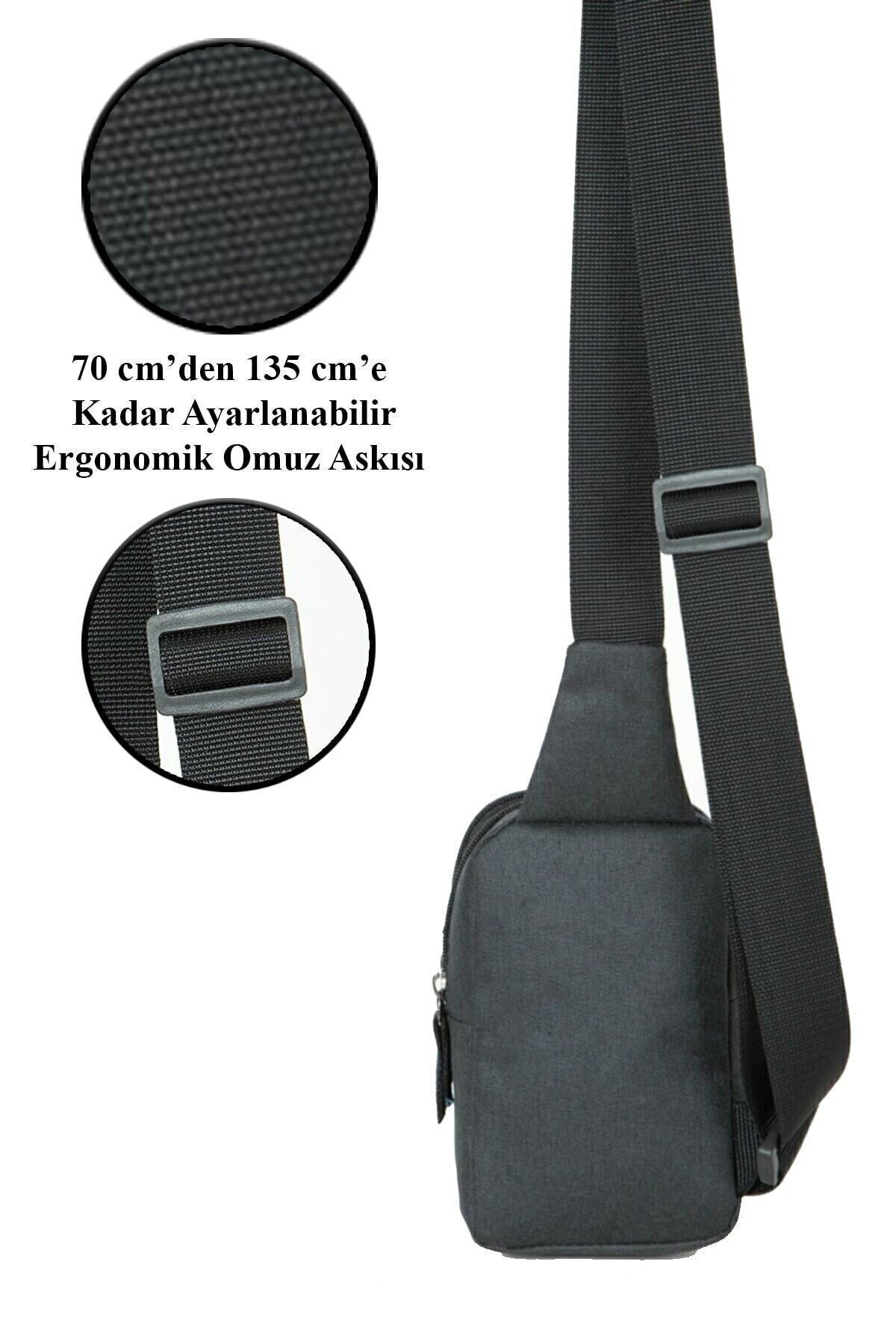 NEWISH POLO ACCESSORIES Newish Yuppy Club Keten Telefon Bölmeli Bel Ve Çapraz Omuz Çanta Göğüs Seyahet Günlük Bodybag