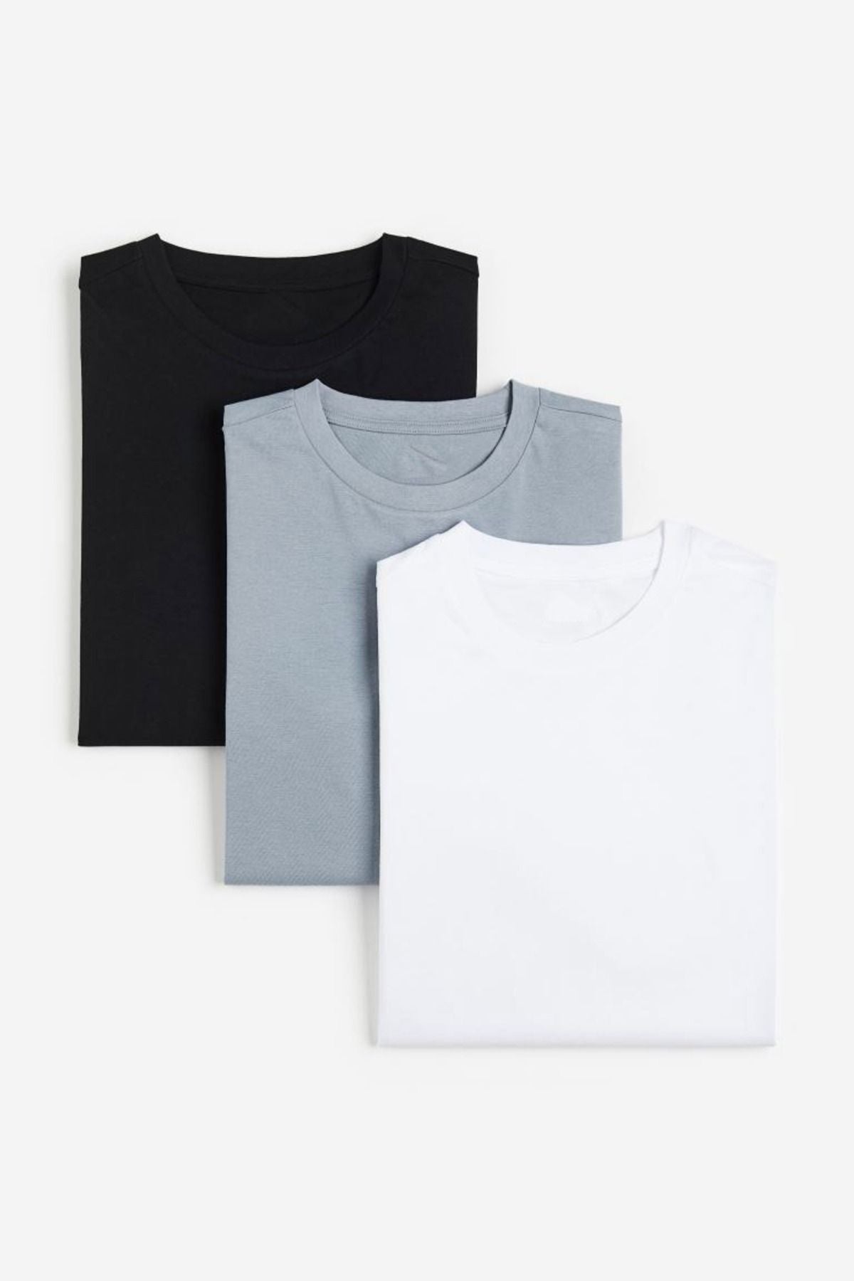 CLIPMAN Erkek Slim Fit Basic T-shirt 5'li