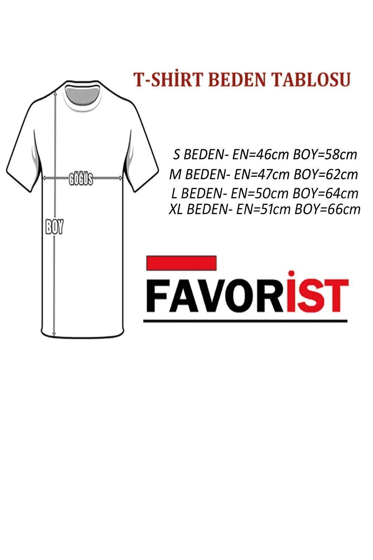 FAVORİST V Yaka (düz Desensiz) Basic Giy Çık Pamuklu Tshirt