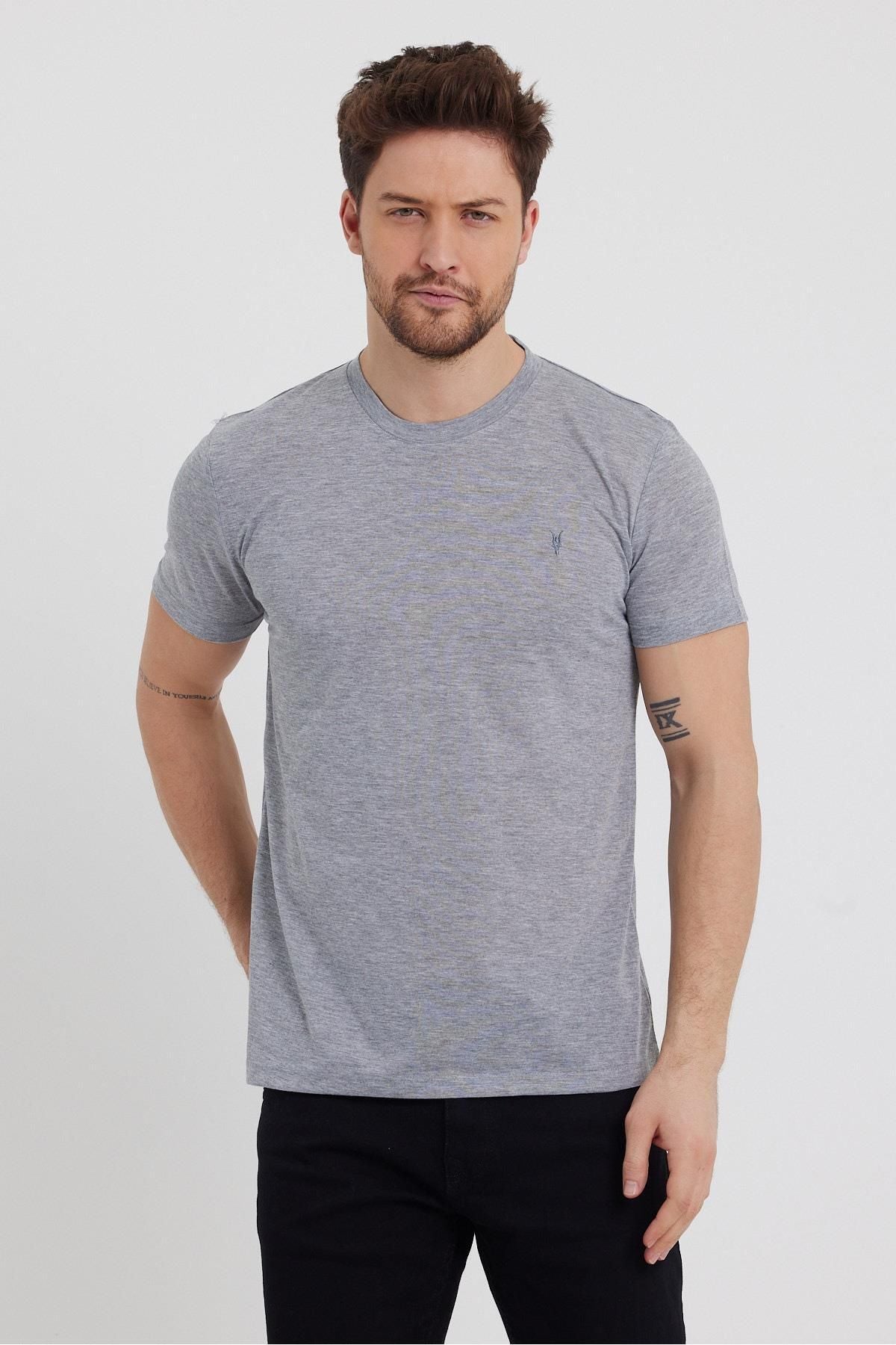 COMBİNE MİCHAİL Standart Kalıp Basic Relaxed 5-li Paket T-shirt