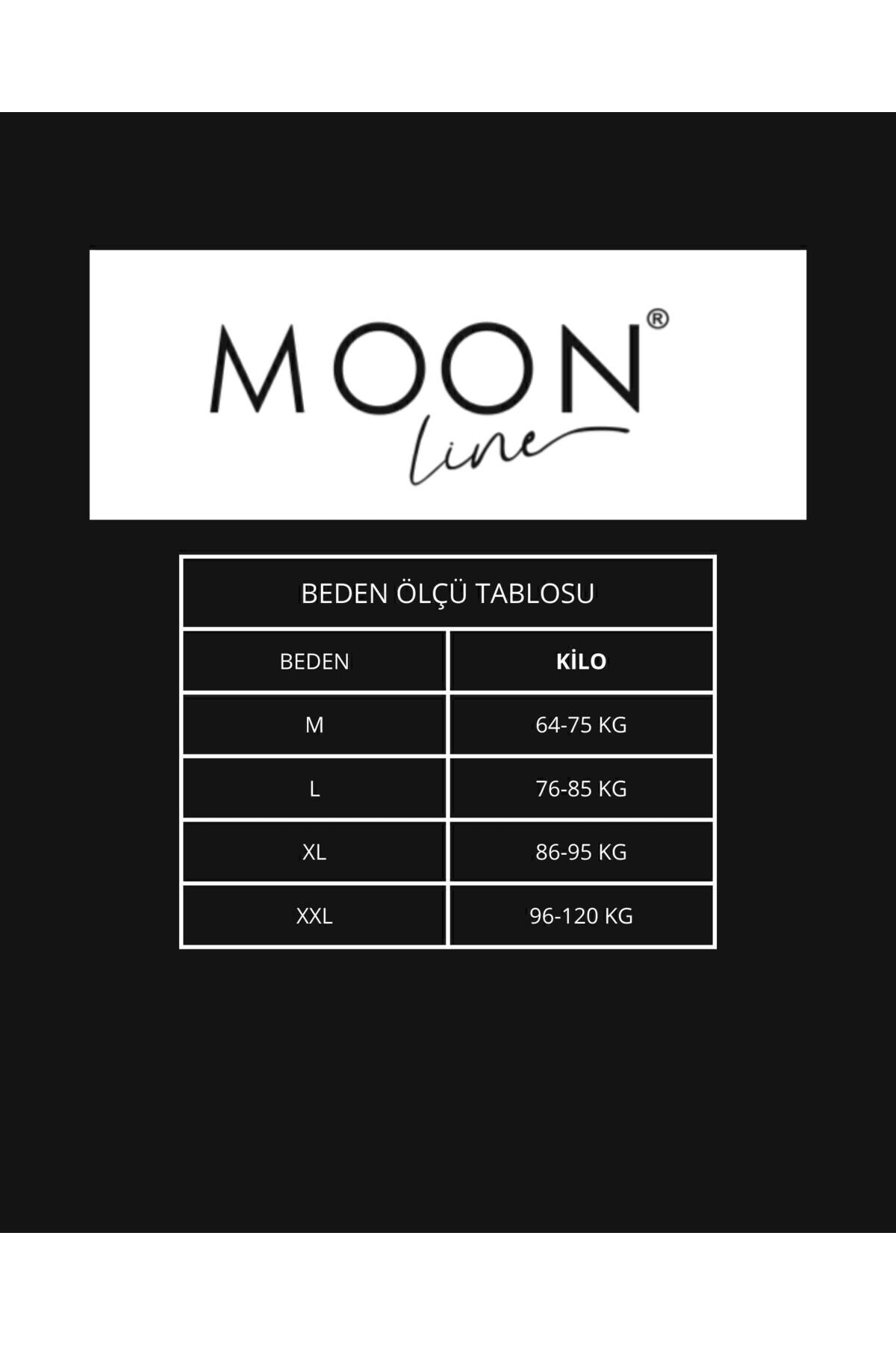 Moon Line Erkek Penye Siyah Uzun Kollu Altı Çizgili Pijama Takımı