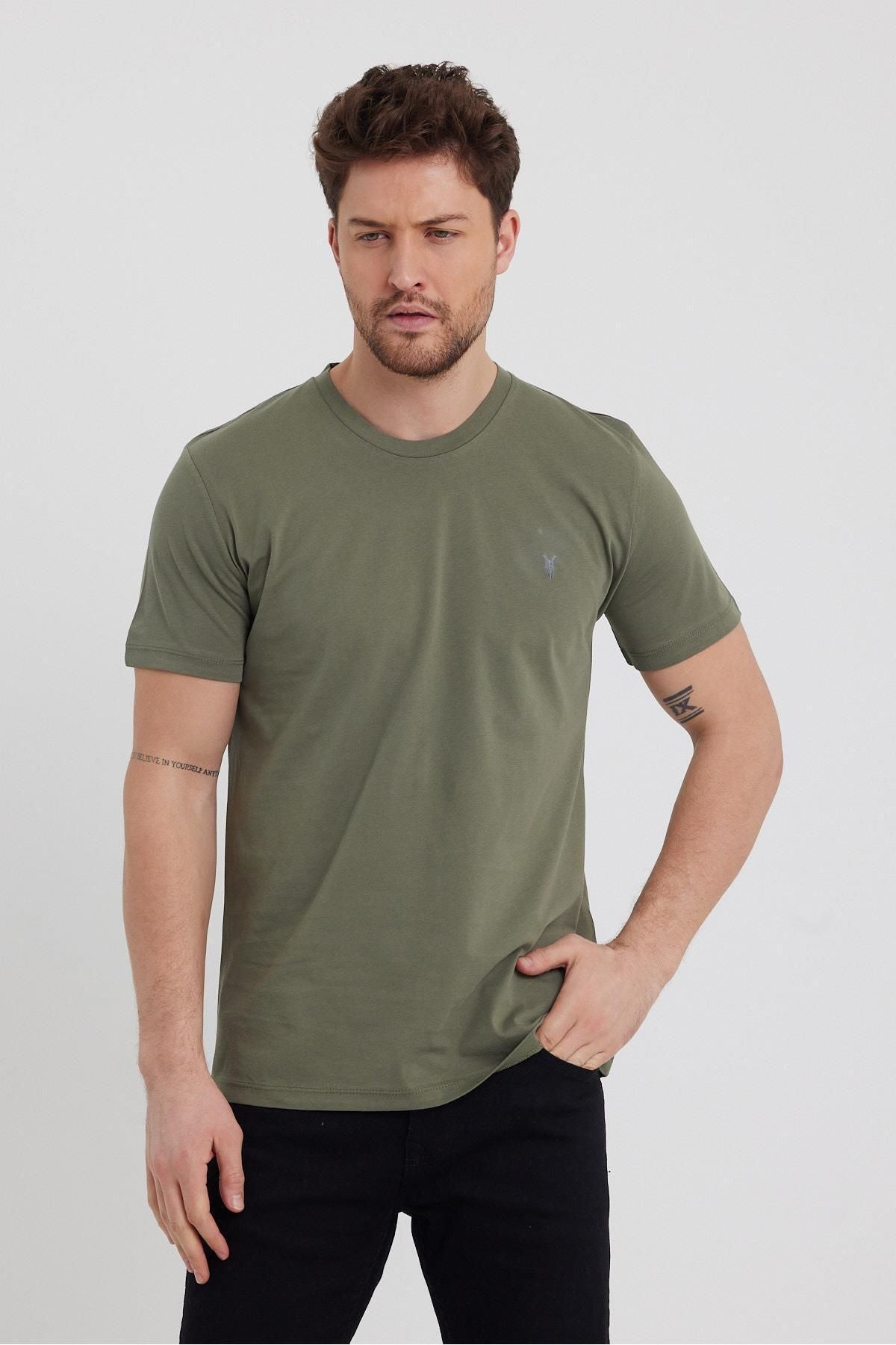 COMBİNE MİCHAİL Standart Kalıp Basic Relaxed 5-li Paket T-shirt