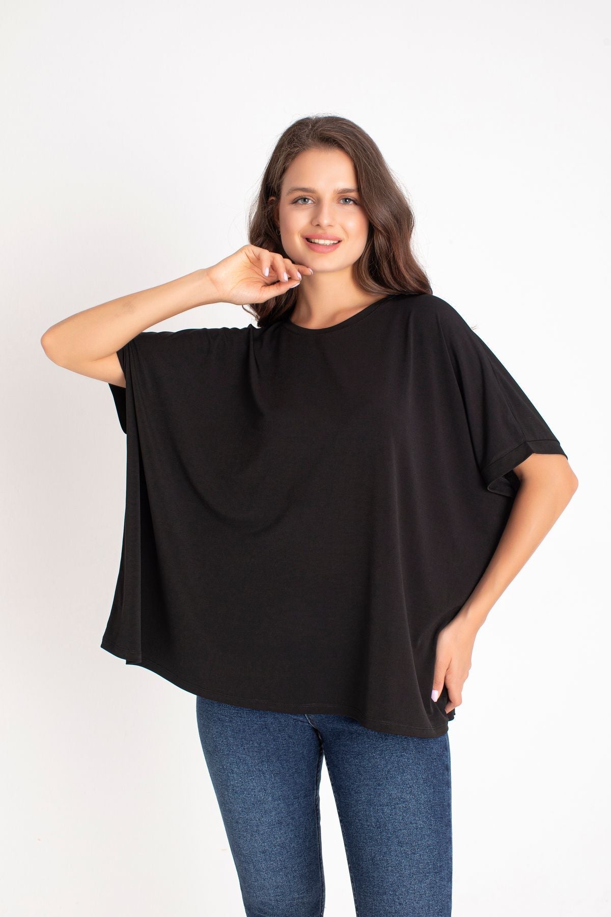 Dokuma Basic Tshirt Oversize Geniş Kesim