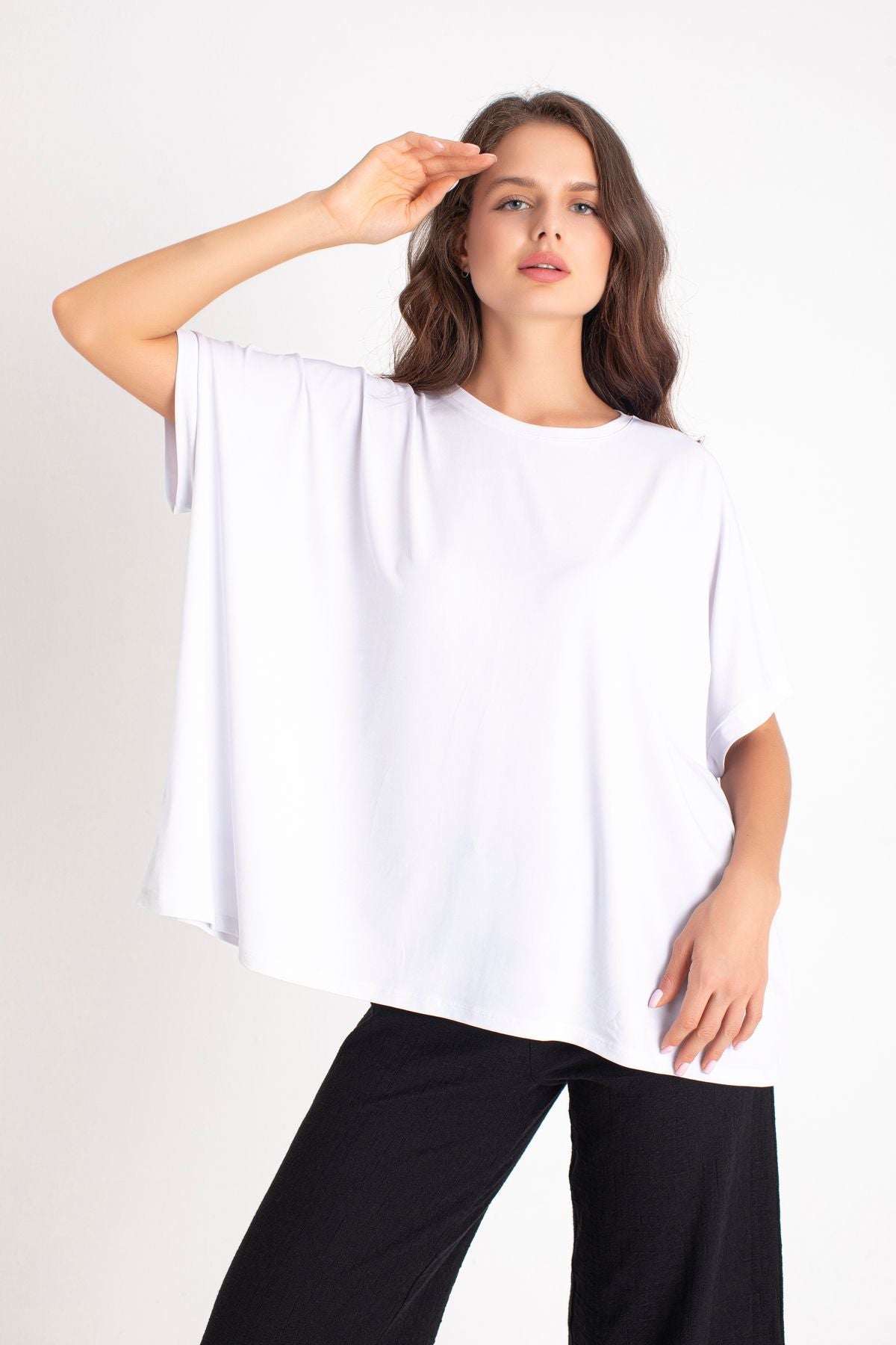 Dokuma Basic Tshirt Oversize Geniş Kesim