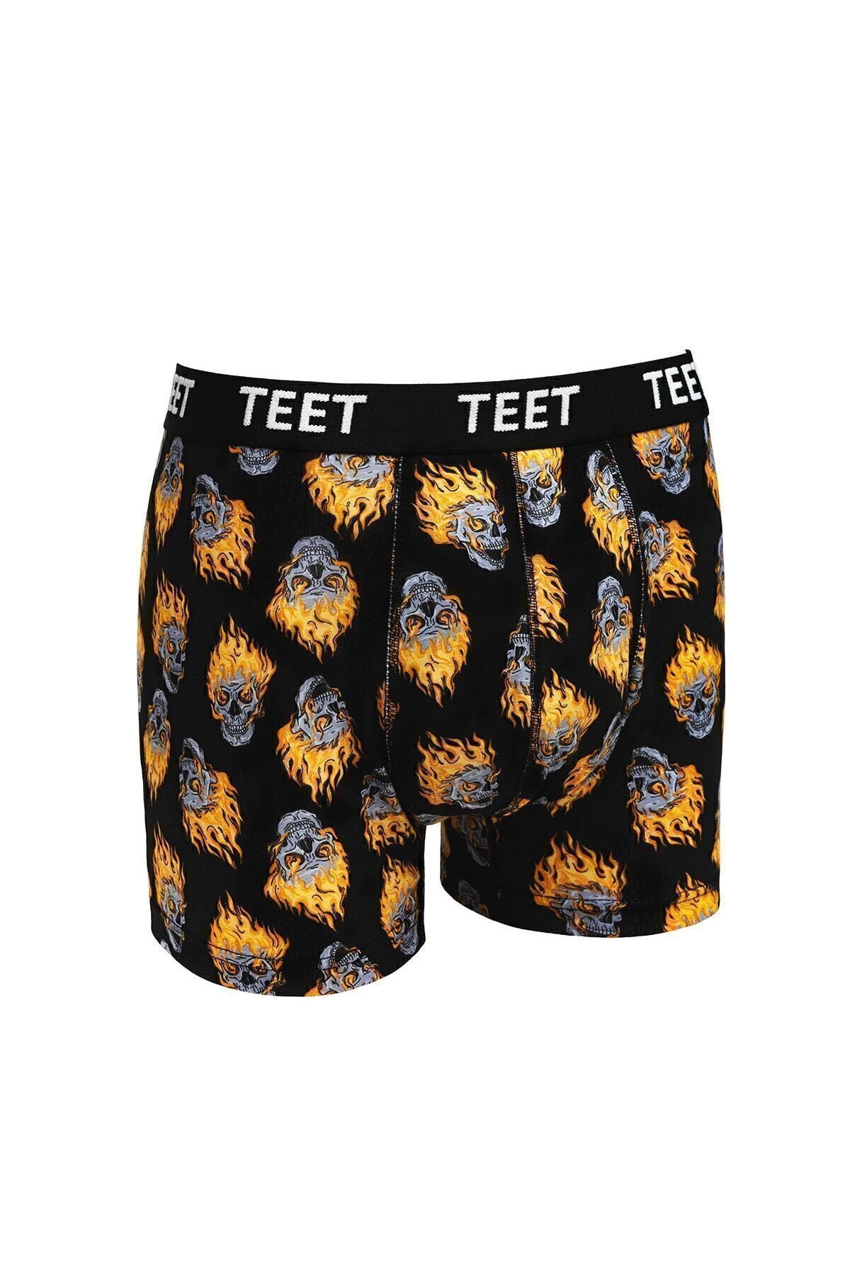 TEET Erkek Boxer Premium 5'li Set Pamuklu Likralı Desenli Tam Kalıp