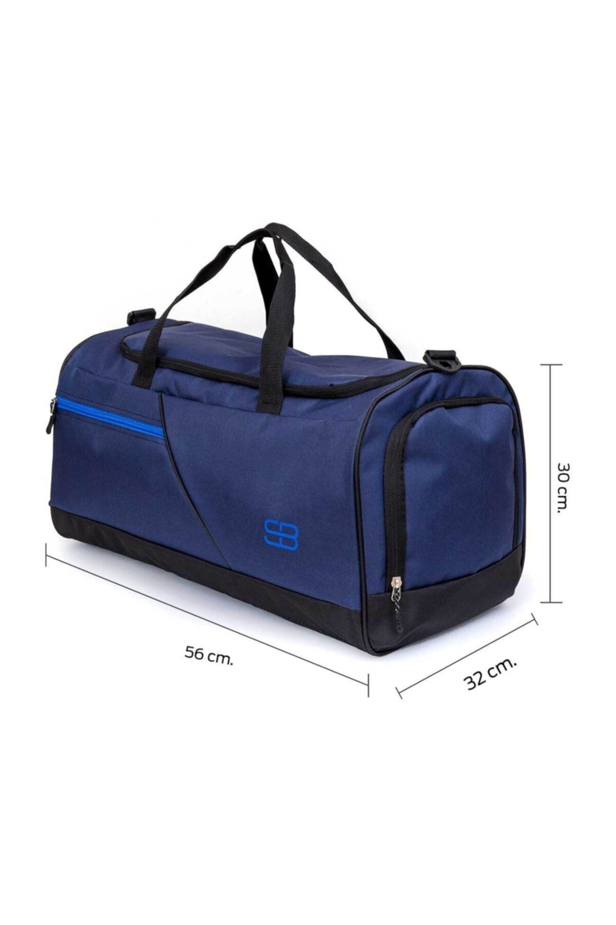 Solo Bag Ayakkabı Gözlü Termoslu Büyük Boy Unisex Siyah Spor Fitness Ve Seyahat Çantası