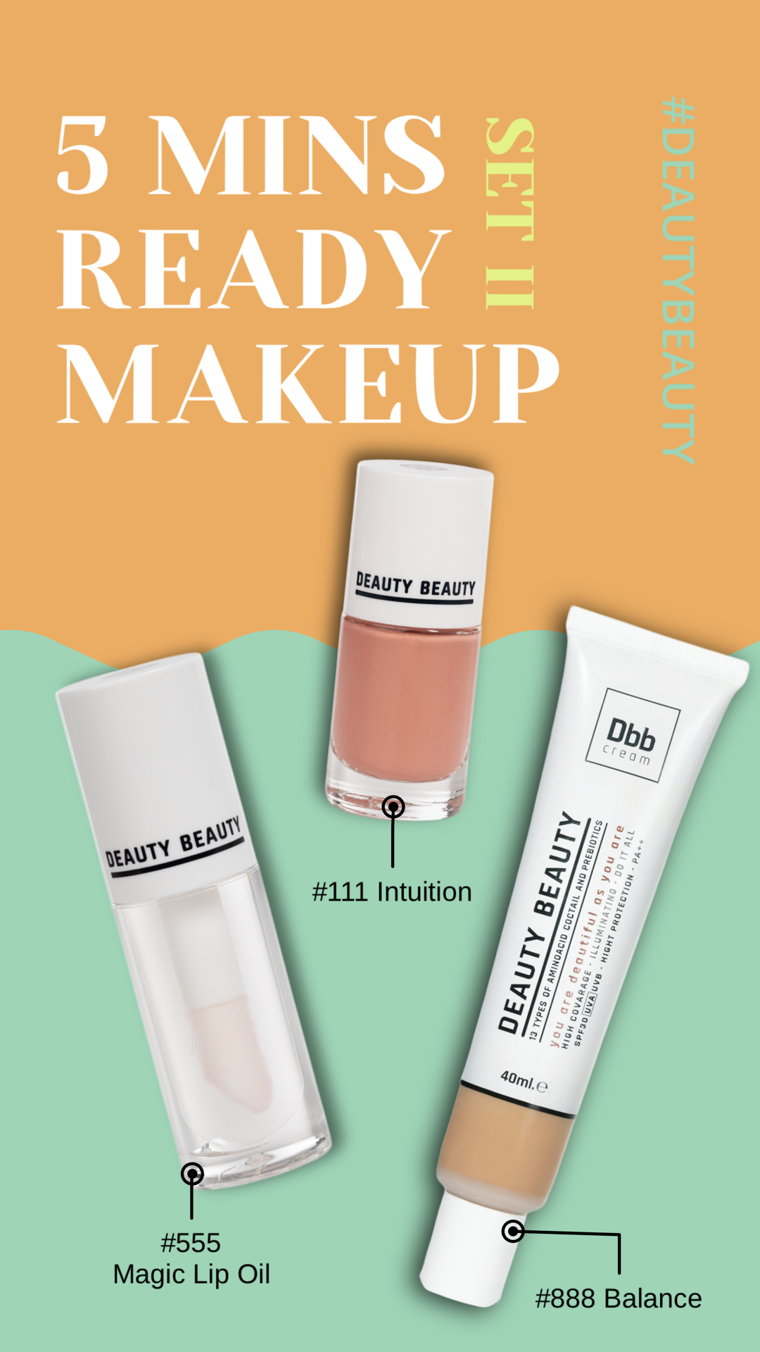 5 Minute Ready Makeup Set - Deauty Skin